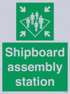 Shipboard assembly station